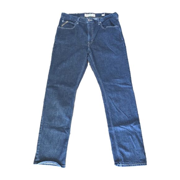 ariat M1 jeans men Size 36x34 Vintage Straight Leg Dark Wash - Picture 3 of 7